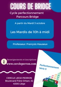 Bridge Perfectionnement Parcours Bridge
